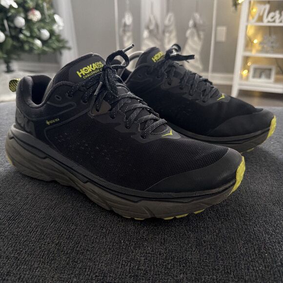 Hoka One One Challenger ATR 6 GTX Gore-Tex Trail Running Shoes Mens 12 Black - Picture 4 of 8